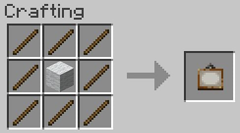 Minecraft Paintings Materials Required Crafting Guide How To Use