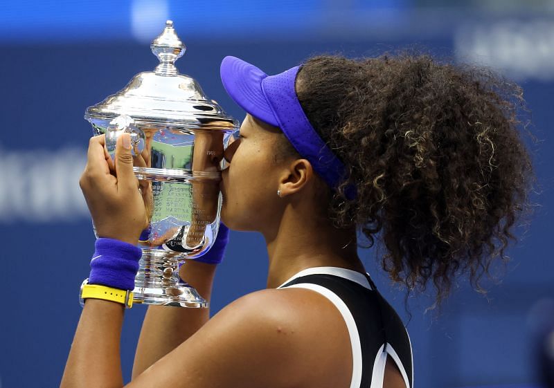 Naomi Osaka with the 2020 US Open title