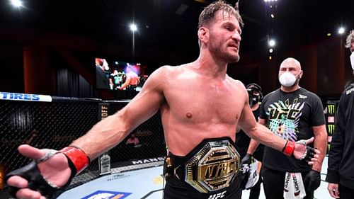 Stipe Miocic will purportedly defend his belt against Francis Ngannou