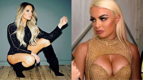 Trish Stratus (left) and Mandy Rose (right)