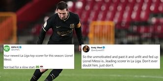 Twitter explodes as Lionel Messi inspires Barcelona to stunning 4-0 victory
