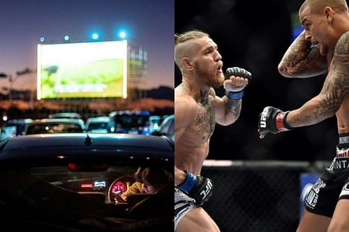 UFC 257 will be distributed at drive-in theaters