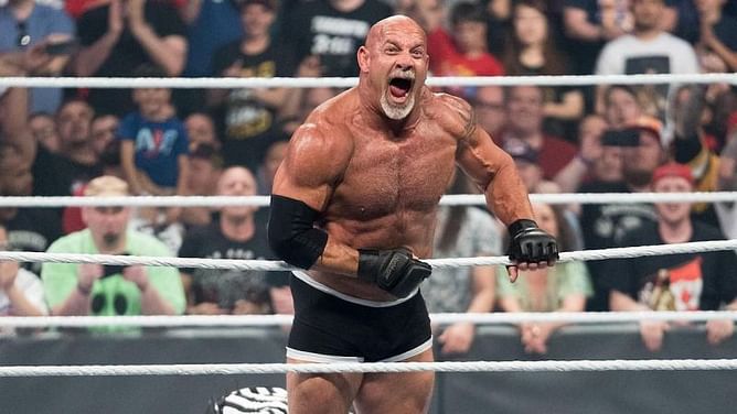 Current SmackDown champion takes a massive shot at Goldberg