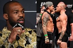 Jon Jones gives last-minute prediction for the UFC 257 main event between Conor McGregor and Dustin Poirier