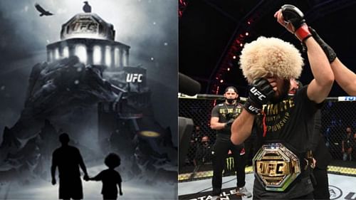 Khabib Nurmagomedov (image courtesy - DesignByFEO and Khabib's Instagram profile)