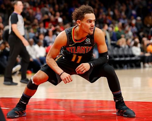  Trae Young (#11) has been impressive for the Atlanta Hawks this season.