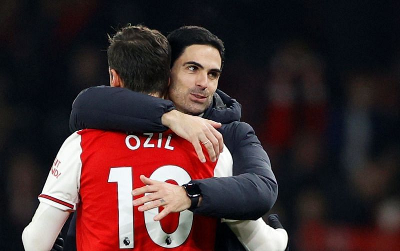 Arsenal boss Mikel Arteta unsure if he&#039;ll restore Mesut Ozil to the Premier League squad