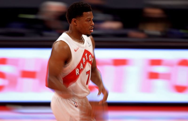 Kyle Lowry passes during a game.&nbsp;