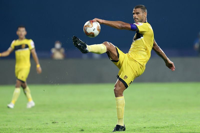 Aridane Santana has been excellent in front of the goal so far for Hyderabad FC. (Image: ISL)