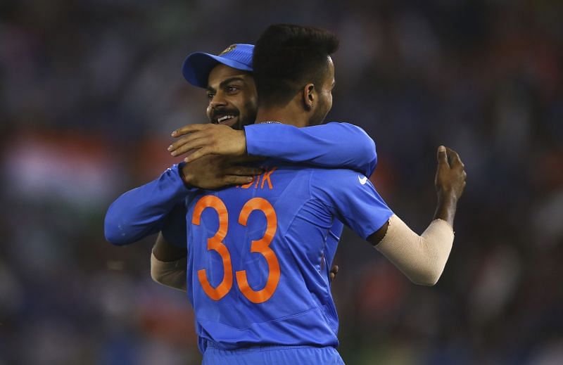 Hardik Pandya and Virat Kohli