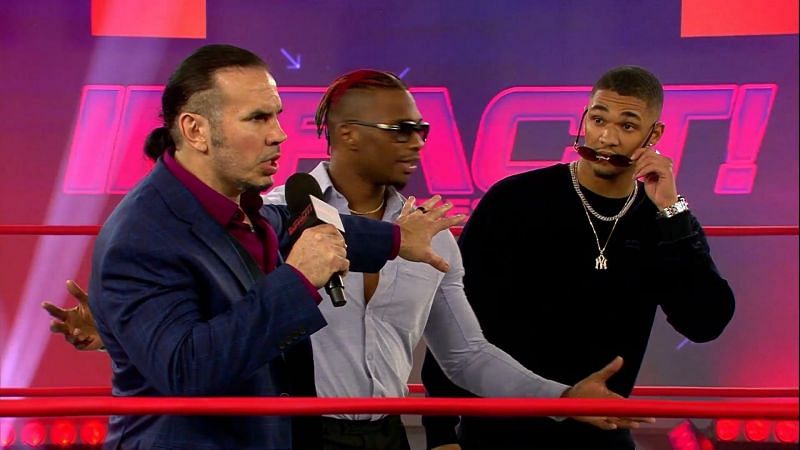 Matt Hardy and Private Party showed up at today&#039;s IMPACT Wrestling