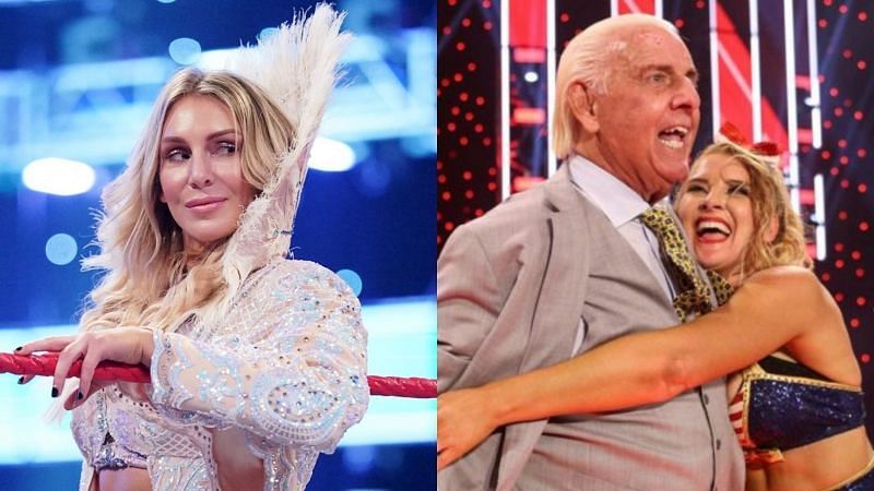 Lacey Evans has made a beeline for Ric Flair on RAW