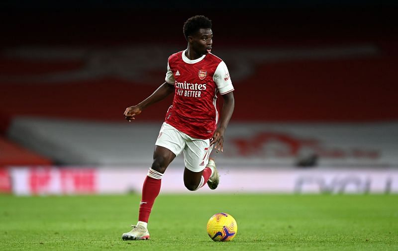 Bukayo Saka is the highest scoring teenager in the Premier League this season