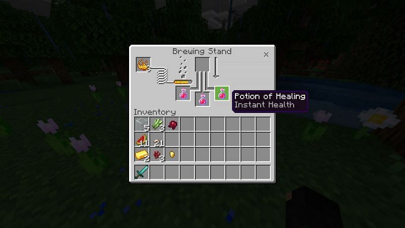 How to Make a Potion of Harming in Minecraft Materials 