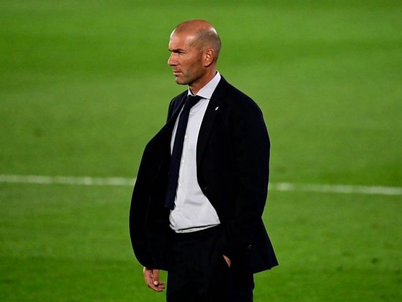 Real Madrid manager Zinedine Zidane