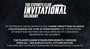 Indian Valorant pro admits to cheating, gets banned from future tournaments