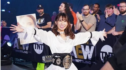 Riho is the first-ever AEW Women's World Champion