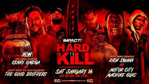 AEW World Heavyweight Champion Kenny Omega will team with his former Bullet Club brethren when he appears at Impact Wrestling's 'Hard to Kill' pay-per-view on January 16th