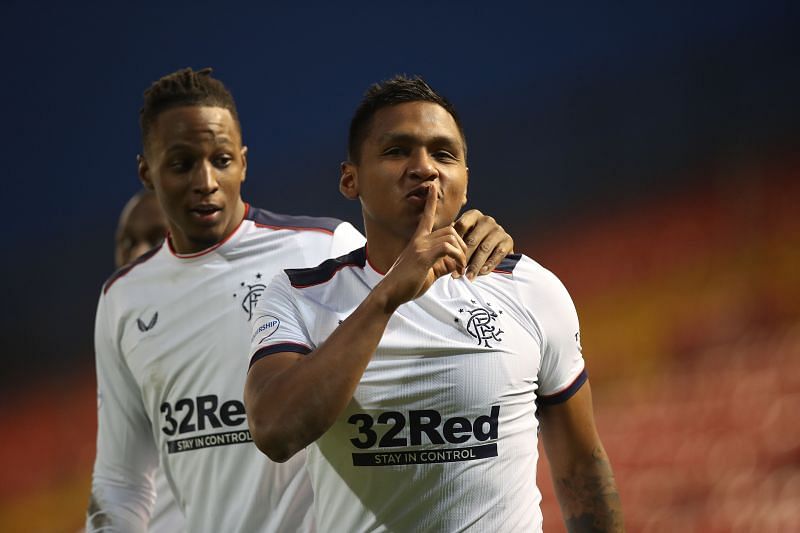 Alfredo Morelos scored twice in Rangers&#039; win last weekend