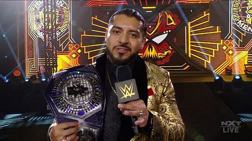 Santos Escobar is the current NXT Cruiserweight Champion