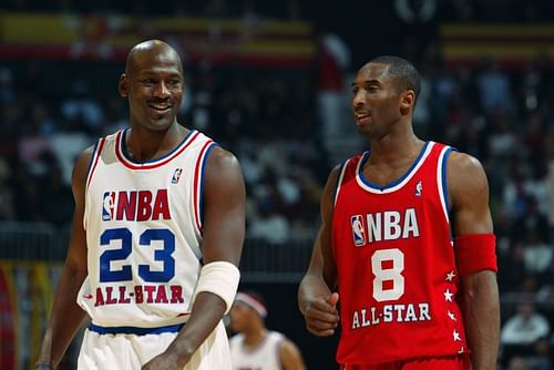 Michael Jordan and Kobe Bryant.