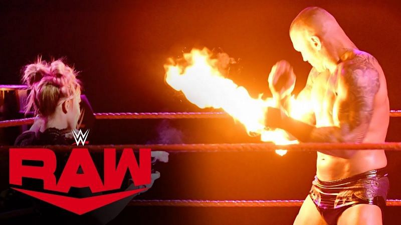 Last week&#039;s edition of WWE Monday Night RAW ended with Alexa Bliss shooting a fireball in Randy Orton&#039;s face, but was that the original plan?
