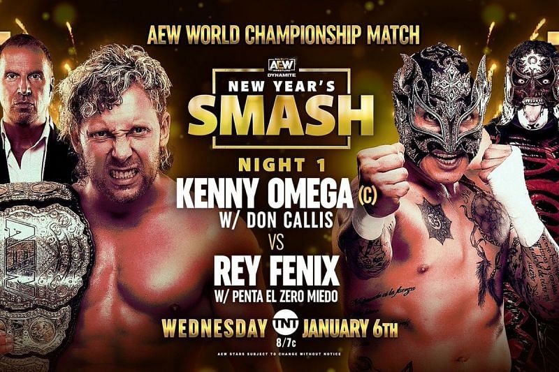 Kenny Omega will defend the AEW World Championship against Fenix