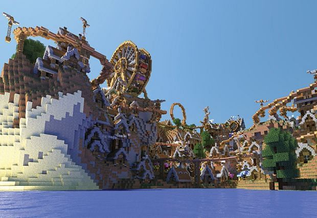 The Spaghetti Roller Coaster Adventure Map (Image via scoutlife)