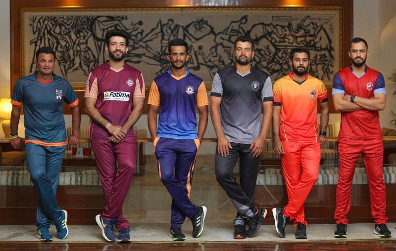 The six captains of the teams competing in Pakistan One Day Cup 2021 (Image Courtesy: PCB Media)