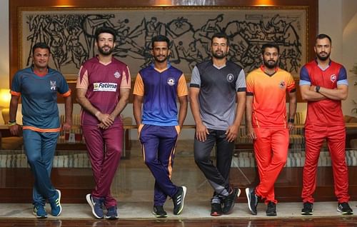 The six captains of the teams competing in Pakistan One Day Cup 2021 (Image Courtesy: PCB Media)