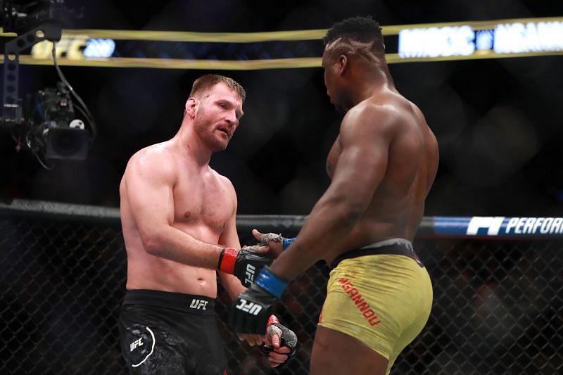 Jones could face the winner of the proposed Heavyweight title fight between Miocic and Ngannou