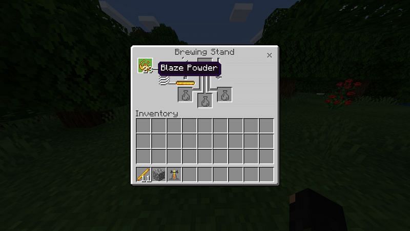 Brewing  Stand UI in Minecraft
