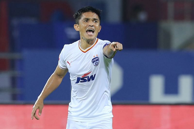 Sunil Chhetri is the leading goal-scorer for Bengaluru FC in the ongoing ISL season. (Image: ISL)