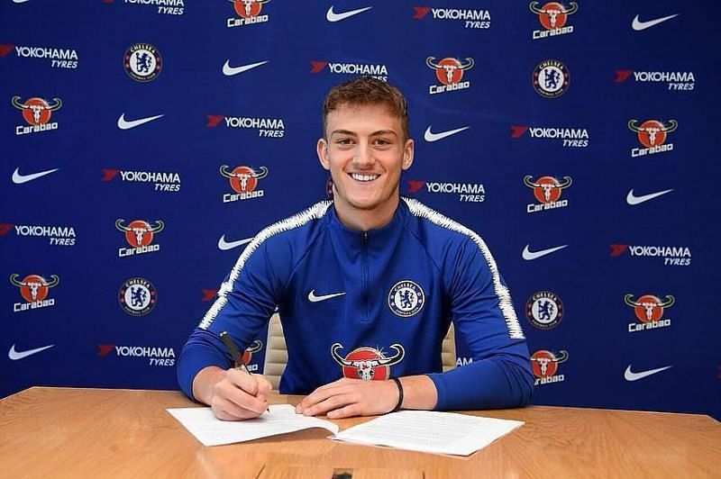 Chelsea striker Charlie Brown has joined MK Dons on a permanent deal.