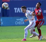 Federico Gallego proved to a menace for Jamshedpur FC throughout the match. Courtesy: ISL