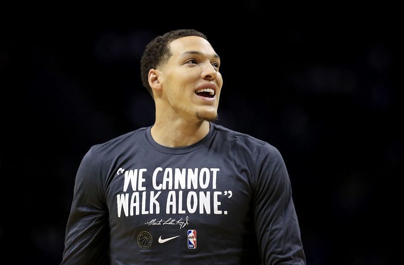 Aaron Gordon watches on before the game against the Charlotte Hornets.&nbsp;