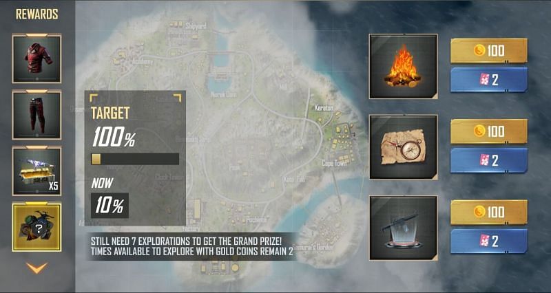 Discover the map event in Free Fire