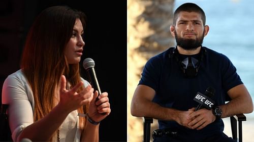 Meisha Tate and Khabib Nurmagomedov