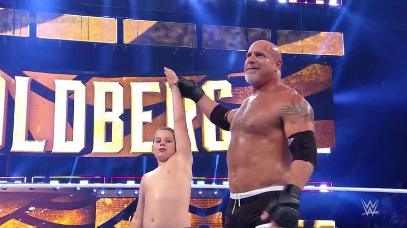 Goldberg with his son