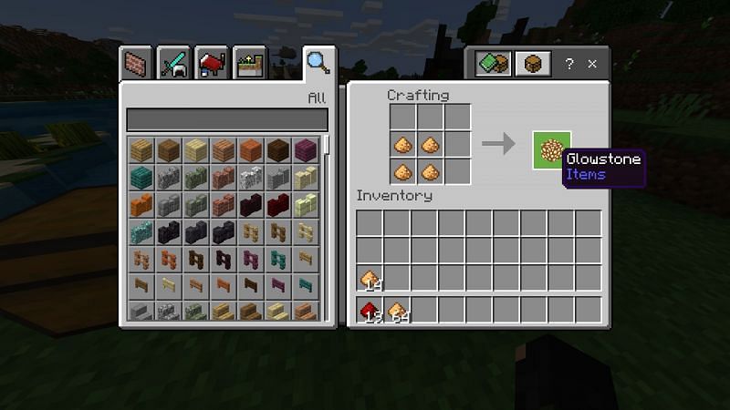 redstone lamp craft