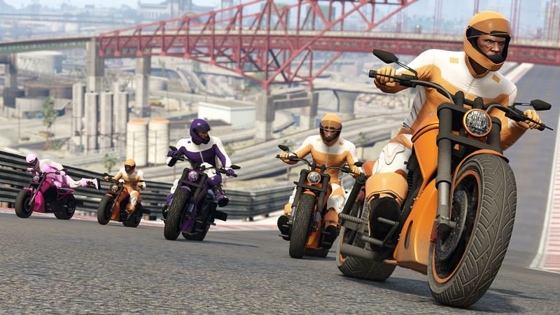 Bikes can pack quite the punch in GTA online (Image via Rockstar Games)