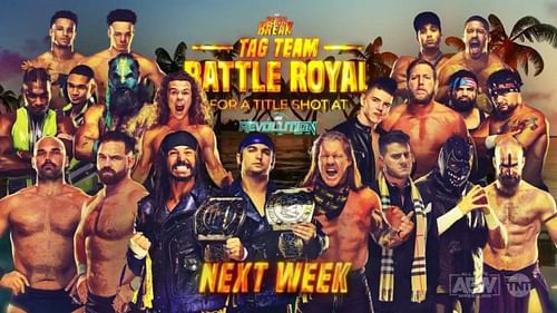 The Young Bucks will participate in next week's Battle Royal