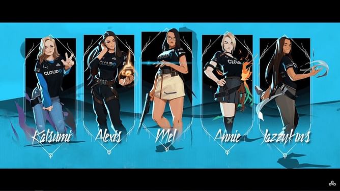 Cloud9 White, all-female roster, rejoices after beating Renegades in the WSOE Online V: Valorant Qualifier