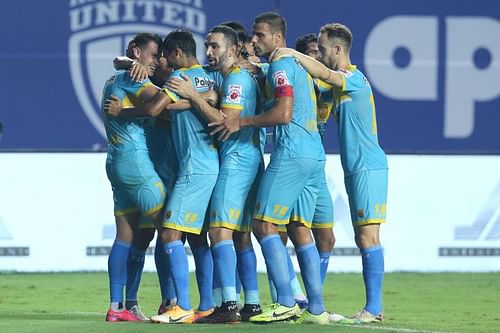 The youthful Hyderabad FC side scored four goals yet again to defeat NorthEast United FC. Courtesy: ISL