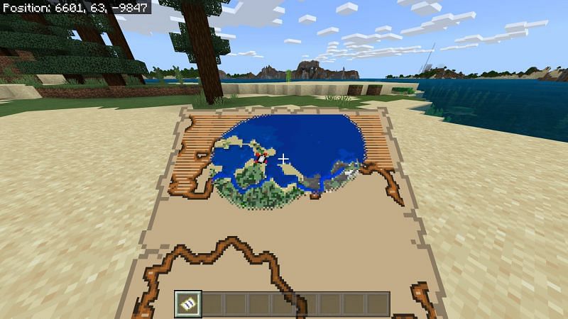 Map in Minecraft