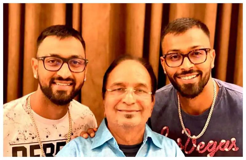 Pandya brothers with their late father