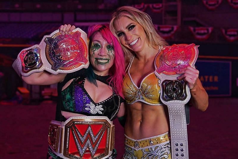 Asuka and Charlotte Flair