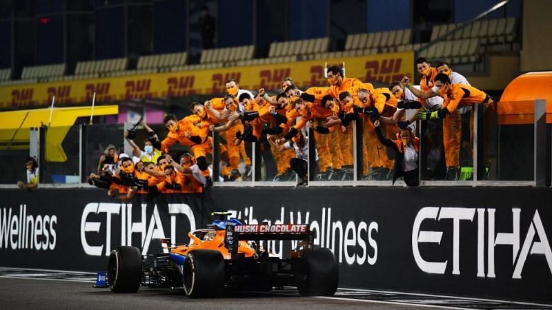 Mclaren finished the season P3 in 2020