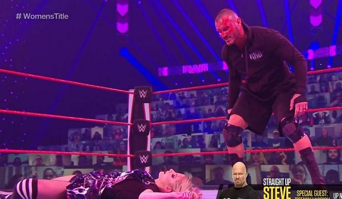 Randy Orton RKOs Alexa Bliss in the main event of WWE RAW