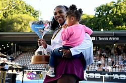 Serena Williams claims her daughter already has a "pretty good serve", says they've found fun ways to train together